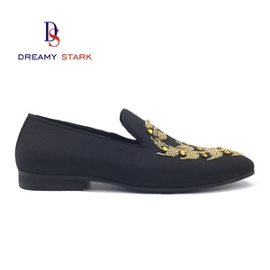 Chaussures à enfiler en cuir véritable peintes à la main, design diamant DIY spécial, haute qualité, logo personnalisé, marque originale, collection automne légère - Product Image 3