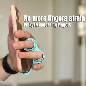 New Mobile Phone Grip Holder Finger Ring Support Plastic Cellphone Handheld <b>Bracket</b> Desktop Mount Stand <b>Bracket</b> - Product Image 2