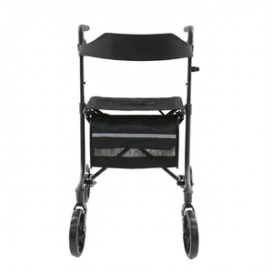 Andador <span class=keywords><strong>de</strong></span> Fibra <span class=keywords><strong>de</strong></span> Carbono Premium, Ligero, Plegable, Altura Ajustable, Freno Lineal, Ayuda para Caminar para Personas <span class=keywords><strong>Mayores</strong></span> - Product Image 2