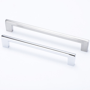 Poignée de porte Zhanyuan H-3538 chromée, moulée sous pression, installation facile pour porte - Product Image 1