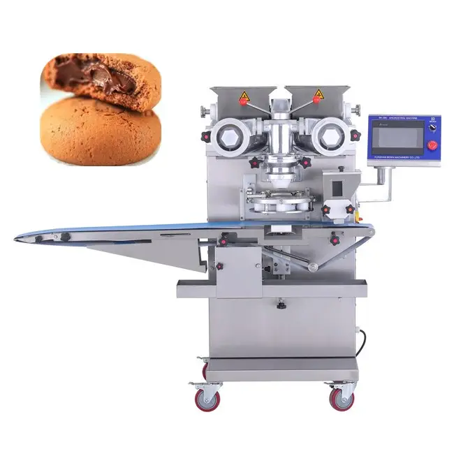 पूर्ण स्वचालित उच्च गुणवत्ता भरा कुकीज़ encrusting मशीन