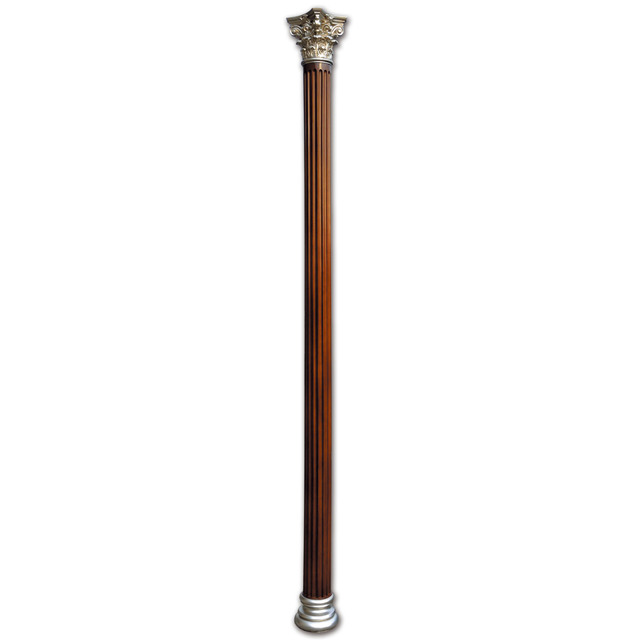 BANRUO Solid PU Roman Architectural Building Columns Design 12.5x276CM