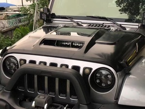 ฝาครอบเครื่องยนต์ออฟโรดวัสดุเหล็กใหม่สำหรับ wrangle JK <span class=keywords><strong>JL</strong></span> JT - Product Image 4