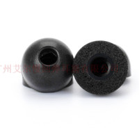 Embouts d'oreille universels en forme de bol de 3,0/4,8 mm pour écouteurs Bluetooth TWS, embouts en mousse à mémoire de forme, isolation phonique