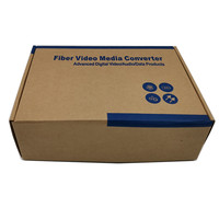 Extenseur de Fibre Optique Monomode 20KM avec Ports USB, Convertisseur de Fibre Optique MI, Vidéo et Audio HD CCTV 1920x1080P 60Hz, Boîtier Métallique