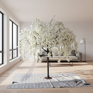 Árbol de Cerezo Artificial Llorón FT-1504-1, Árbol de Sakura Artificial Realista para Decoración de Interiores y Exteriores del Hogar y Jardín - Product Image 2