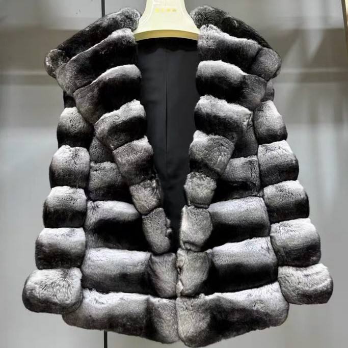 Mens Faux Chinchilla Fur Coat High Quality Chinchilla Coat Men