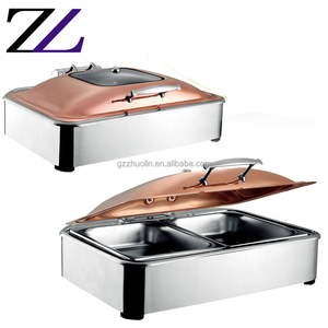 Gn 2/3 dimensioni vassoio interno marmites de cucina scaldavivande idraulici piatti buffet catering <span class=keywords><strong>top</strong></span> in vetro scaldavivande scaldavivande - Product Image 6