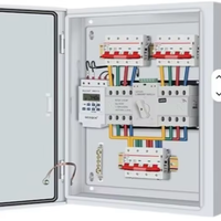 Boîtier de commande électrique en aluminium pour panneau de distribution de puissance ATS à double alimentation avec contrôle automatique et temporisation