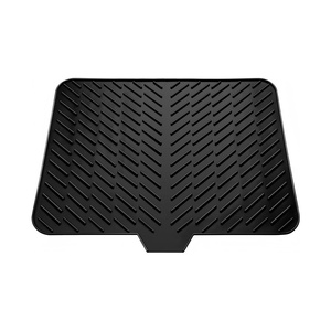 Tapete de silicona transfronterizo para drenaje de fregadero y encimera, resistente al calor, aislante, biodegradable, para cocina - Product Image 5