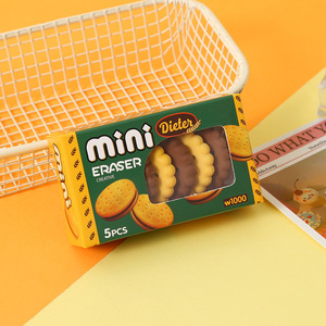 Nouvelle Tendance Gomme <span class=keywords><strong>Kawaii</strong></span> Amusante en Forme de Biscuit, Gomme en Caoutchouc Durable pour Étudiants, Fournitures de Papeterie pour Devoirs, Écriture et <span class=keywords><strong>Dessin</strong></span> - Product Image 2
