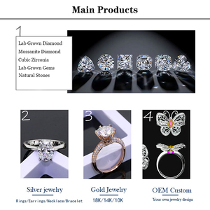 Pierres de Moissanite Blanches en Vrac 1CT 2CT 3CT 5CT – Taille Portugaise / Cœurs et Flèches / Fleur – Simili Diamant - Product Image 4