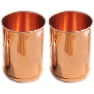 หัตถกรรม parijat แพ็คของ2มิ้นท์ทองแดง Julep ถ้วยอุปกรณ์เครื่องดื่ม - Product Image 1