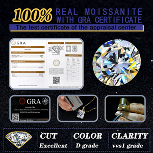Bracciale tennis RINNTIN GRA certificato per <span class=keywords><strong>uomo</strong></span> e donna, in moissanite VVS colore D, argento <span class=keywords><strong>925</strong></span>, supera il test del diamante. - Product Image 6