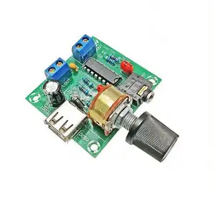 PM2038 güç amplifikatörü kurulu 2*5W küçük güç amplifikatörü modülü USB powered DC5V hoparlör ses amplifikatörü