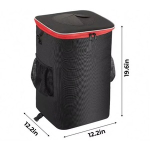 Muestra gratuita de bote de basura para barco con logo personalizado, bolsa de basura reutilizable para barco, bote de basura portátil, organizador de almacenamiento para el maletero, para navegación. - Product Image 5