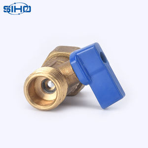 Robinet à bille en laiton <span class=keywords><strong>Siho</strong></span>, type droit, pression moyenne pour l'eau, raccord fileté 1/4 4, commande manuelle -20 100 OEM - Product Image 2