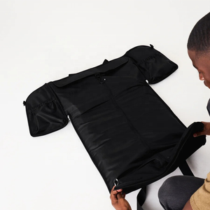 Borsa da Viaggio Espandibile Personalizzata in Nylon <span class=keywords><strong>per</strong></span> Uomo, con Scomparto <span class=keywords><strong>per</strong></span> <span class=keywords><strong>Scarpe</strong></span>, Convertibile <span class=keywords><strong>per</strong></span> Viaggi d'Affari - Product Image 4