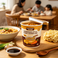 Popular 200g Thai Green Curry Ramen Instant Noodles Wholesale Southeast Asia Flavor Quick Meal