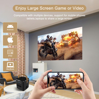 Mini projecteur intelligent LED Canzone P12 DLP 1080P 4K avec batterie intégrée, WiFi, Android, portable, 200 lumens, pour usage domestique et professionnel