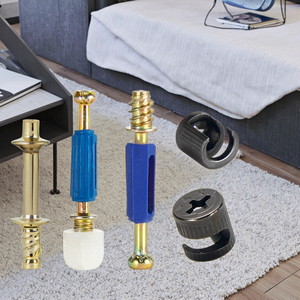 GQK Mini <b>Cabinet</b> Cam <b>Lock</b> KD Fittings Fix Connector Screw Bolt for Dining Living Room Villa Furniture for Hardware Multi-Space - Product Image 5