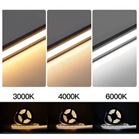 Bande LED COB flexible à découper librement, 528 LED, 24V 12V, pour la décoration intérieure