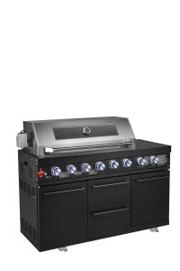 <span class=keywords><strong>Barbecue</strong></span> à <span class=keywords><strong>gaz</strong></span> en acier inoxydable à 8 brûleurs avec allumage électronique et brûleur infrarouge, <span class=keywords><strong>barbecue</strong></span> de cuisine extérieure pour patio - Product Image 2
