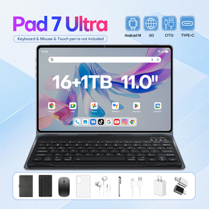 Pad 7 siêu Xuất xứ OEM 16GB + 1TB de pulg pulgadas IPS bàn phím và bút 11 inch Wifi 5g giáo dục Tab tablette Android Tablet PC - Product Image 1