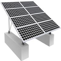 Support en aluminium pour panneaux solaires photovoltaïques, structure de montage pour panneaux solaires, support de montage pour énergie solaire