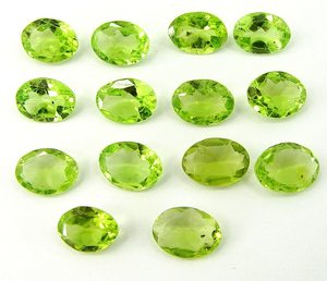 Peridoto Natural de 5x7mm, Ovalado, Facetado, Lote de 5 Piezas, Proveedor de Gemas Sueltas para Joyería, India - Product Image 4