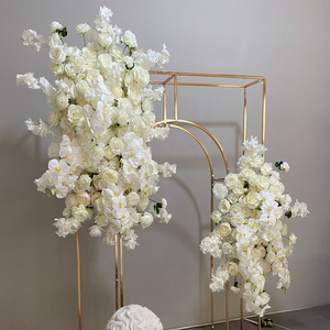 ซุ้มดอกไม้ประดิษฐ์หลากสีสันสำหรับงานแต่งงาน รุ่น W-FAB013 ขายส่ง ฉากหลังทางเดินดอกไม้ ซุ้มดอกไม้สำหรับตกแต่งงานอีเว้นท์ - Product Image 5