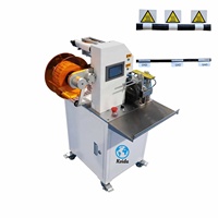 La machine de pliage et d'étiquetage automatique d'étiquettes de câble convient aux conduites d'eau en fil et câble