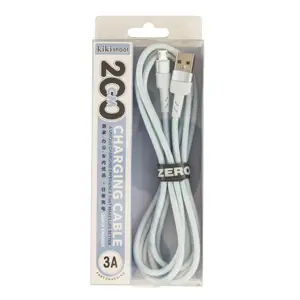 KIKI SHOOT SD-263 Nylon Braid Micro Type-C for iPh 2 Meters Type C Fast Charging Data Cable