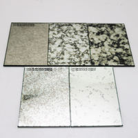 Factory Direct Vintage Mirror Glass Mercury Effect Antique Silver Mirror Sheet Cut to Size for Interior Design