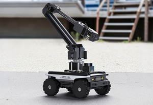 แชสซีแบบยืดหยุ่นอเนกประสงค์ ขับเคลื่อนด้วยสายไฟ 4 ล้อ 4WD แชสซีดิฟเฟอเรนเชียลขนาดกะทัดรัด มอเตอร์ฮับ รองรับการเชื่อมต่อหลายโฮสต์ - Product Image 6