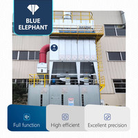 Unité de collecte de poussière modulaire haute efficacité 90 kW pour usine de traitement du contreplaqué et des panneaux de particules avec PLC intelligent