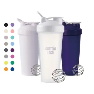 Sport all'ingrosso bpa free plastic spice logo personalizzato palestra bottiglia vuota glitter shaker