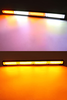 COB simple rangée LED feu de signalisation nouvelle d'urgence Firefight ambre jaune rouge bleu barre de LED stroboscopique pour barre de lumière d'avertissement de toit de voiture