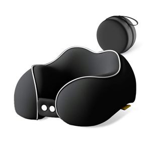Oreiller de voyage ergonomique en mousse à mémoire de forme souple personnalisable en forme de U, portable, à récupération lente, pour promotions professionnelles - Product Image 2