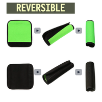 Housse de poignée de bagage en néoprène écologique et durable, personnalisable avec logo et couleur, accessoire de voyage OEM