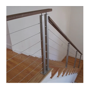 Cable Railing <strong>Handrail</strong> Fittings Stair Cable Railing Hardware - Product Image 1