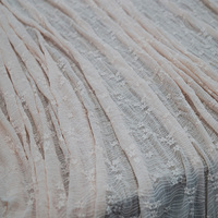 Nouveau design, tissu en dentelle extensible écologique, doux, jacquard, tricoté et brodé, pour femmes, enfants, textiles de maison et vêtements