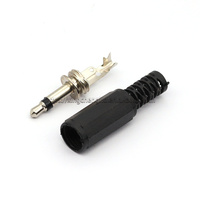 Prise audio jack mâle mono 2,5 mm / 3,5 mm 2 pôles pour écouteurs DIY