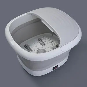 Foot Spa Bath Massager With Heat Bubbles Foot Massage Spa With Infared Foldable And Portable Foot Spa Massage