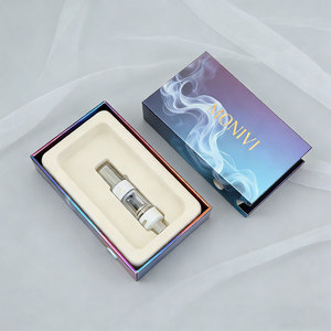 Nouvelle boîte de rangement vide pour atomiseur avec verrouillage enfant à bouton-poussoir, emballage sécurisé avec bouton de sécurité anti-enfant, boîte tiroir en carton couleur intégrale - Product Image 2