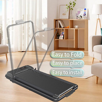 Tapis de marche électrique pliable et portable en acier avec écran LED, design écologique - Gamme de vitesse 1-8 km/h, charge maximale 120 kg, pour la maison