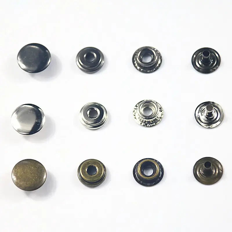 Metal Snap Button Four Buttons Clothing Accessories Down Jacket Buttons