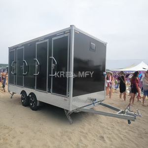 Vente en gros de toilettes portables préfabriquées pour l'extérieur, mobiles, avec poignée pliable, pour camping-car, caravane, salle de bain portable - Product Image 2