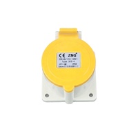 Prise de courant industrielle ZNG-323-4 AC110V 2P+PE 32A-4H Prise de rallonge britannique