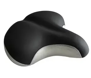 Accesorios para Bicicleta de Montaña, Sillín de PU con Resorte, Extra Grande, Grueso y Cómodo - Product Image 1